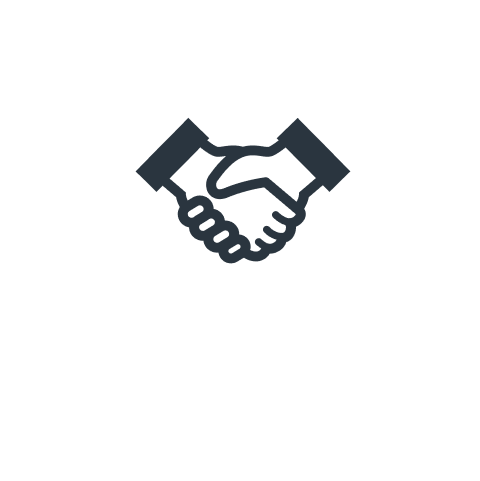 手を握るアイコン